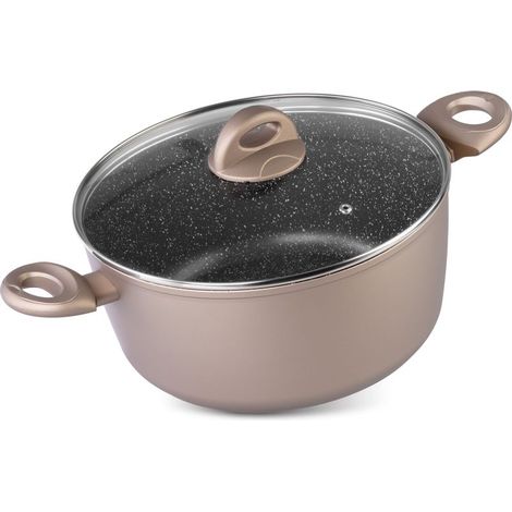 Topf MagicHome Coffee Brown Line, 28 cm, 5900 ml, mit Deckel (1/3)