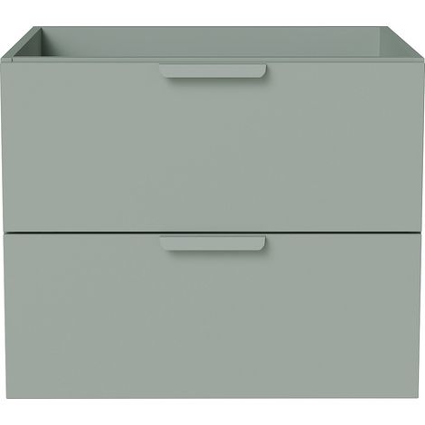 Mobile sotto lavabo sospeso Verde mandorla L60 cm – AVORELI (1/3)