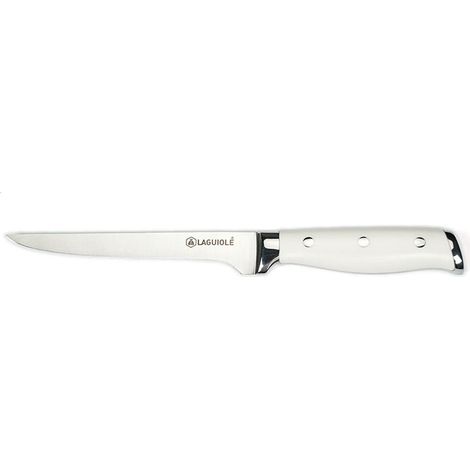 LAGUIOLE CUISSON - Couteau à désosser blanc 29cm - "Elégance" (1/3)