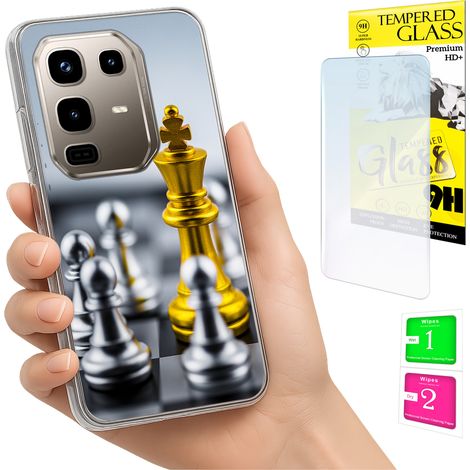Funda para Infinix Note 50 Pro 4G con foto, cubierta trasera y cristal 9H. (1/5)
