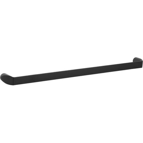 tirador de mueble alan. zamak. para puertas y cajones - giusti acabado negro mate dist. agujero dist. 224mm. (1/2)