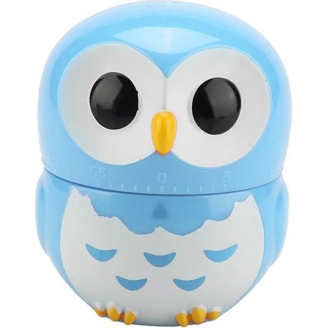 Minuterie de cuisine Hibou - Mécanique - ABS - 1 à 55 minutes