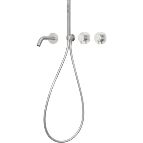 Balneo Mitigeur de baignoire CASCADE modèle 3 - Inox - Série Cascade, cartouche céramique 35 mm (1/5)