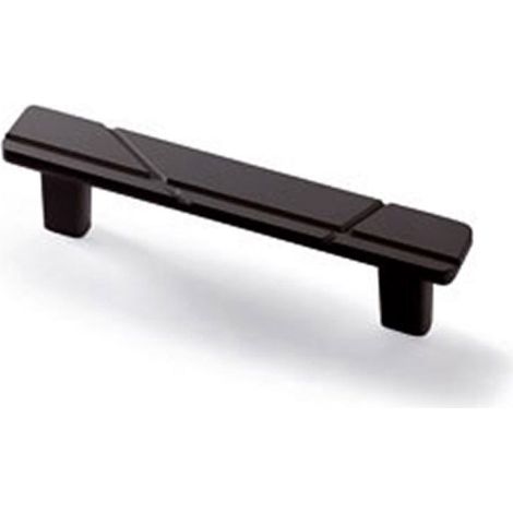 Poignée celista - Hauteur : 27 mm - Entraxe : 128 mm - Décor : Noir mat - Longueur : 160 mm - Largeur : 25 mm - Matériau : Métal - HETTICH (1/4)