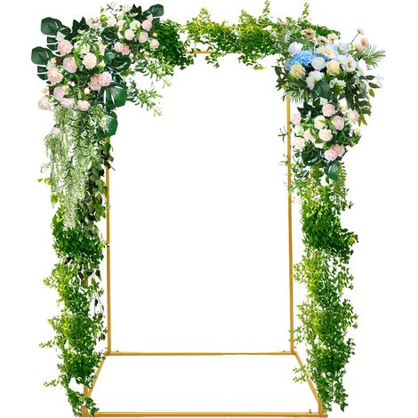 Stand de Fleurs, Construction en Acier Robuste, Design Rectangulaire Élégant, XXL (1/5)