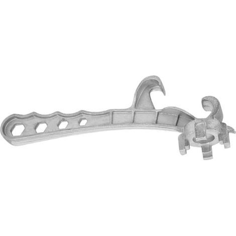 Ouvre-seau multifonction en alliage d'aluminium, clé à bouchon pour fûts de 5 à 55 gallons, gain de temps et d'effort (1/5)