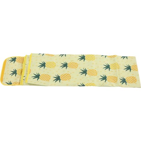 Couverture de pique-nique pliable en tissu Oxford doux, extra large, portable et pliable, idéale pour la plage, le camping, la randonnée et les voyages en plein air (jaune). (1/5)