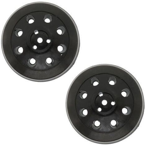 Disque de ponçage rond 8 trous 2 pièces, disque de ponçage et de polissage 125 mm, adapté pour PEX 125 (1/4)