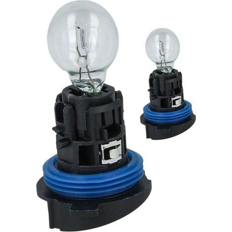2 pièces d’ampoules de voiture 12V, feux de croisement, feux de route, phares antibrouillard, etc. (HP24W 12V 24W)