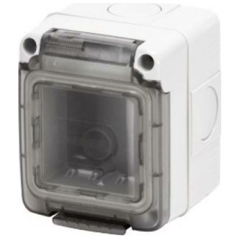 Gewiss contenitore per apparecchi system stagno 2 posti colore grigio ral 7035 ip65 gw27062