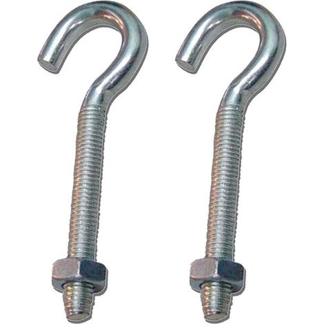 Piton à Oeil Ouvert M6 Zingué Fixation Polyvalente, Installation Facile -