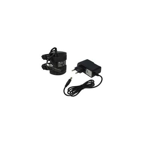 1x Bloc de batteries pour lampes de vélo éclairage phare (9000mAh, 8,4V, Li-ion), étanche, Chargeur inclus