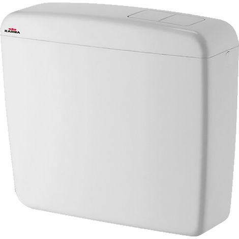 CASSETTA DI SCARICO WC ESTERNA 'SUPER KARIBA DUO' cm 44 x 41,5 x 13,5  - KARIBA