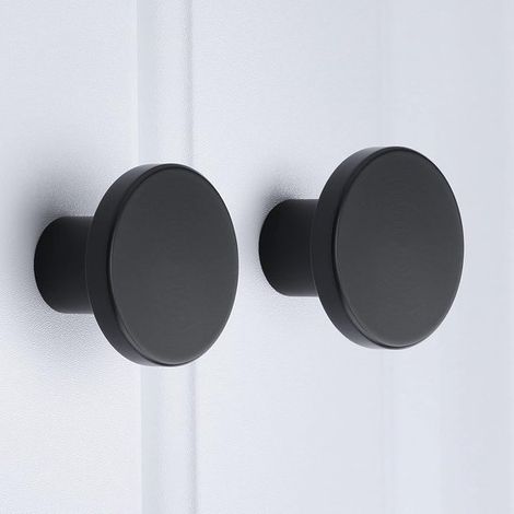 Ensemble de quatre poignées de meubles dorées - poignées de tiroir noir mat - alliage d'aluminium - 30 mm (1/5)