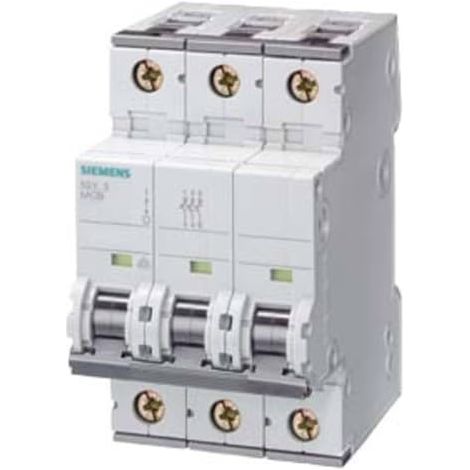 Siemens - Interruptor automático 70 accesoriable 10ka curva-b 3 polos 6a