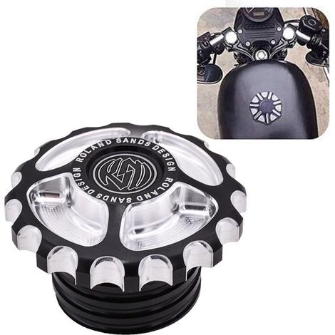 Cache-réservoir décoratif pour moto Harley-Davidson Sportster XL, réservoir en aluminium usiné CNC (1/5)