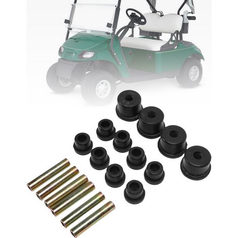 Kit de bagues de ressort arrière pour voiturette de golf 620161 : kit de remplacement de bagues et manchons de ressort à lames arrière pour voiturette de golf électrique et à essence EZGO RXV (à parti (1/3)