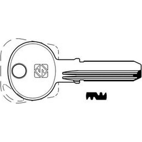 5PZ CHIAVI PUNZONATE PER CILINDRI STANDERS - LEROY MERLIN 6 SPINE STD1R - STD1R
