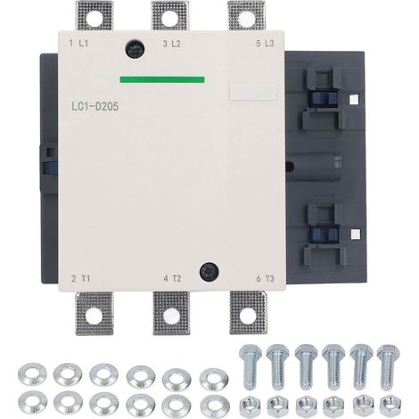 Contacteur AC 205A, moteur à coque ignifuge résistant aux hautes températures pour l'industrie (1/5)