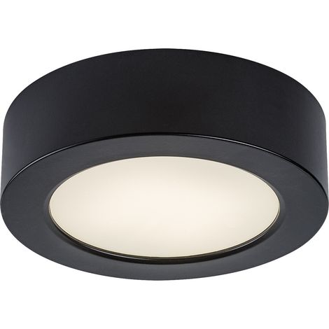Spot plafonnier extérieur noir rond LED 7W Shaun Plus Rabalux (1/5)