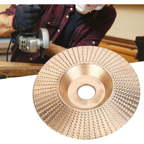 Goldene 100-mm-Trennscheibe mit abgeschrägter Kante für Winkelschleifer, geeignet für Holz und nichtmetallische Werkstoffe (1/5)