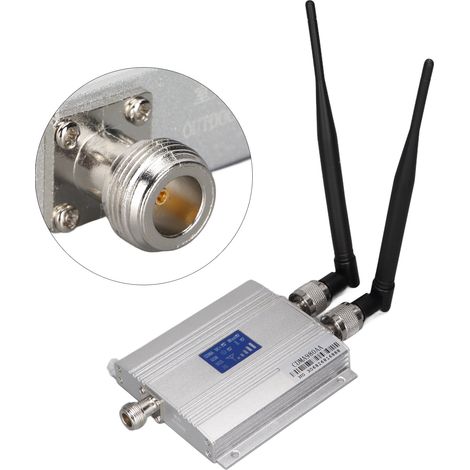 Amplificateur de signal de téléphone portable multifonction avec antenne pour hôtels, marchés et villas (prise 110-240 V). (1/5)