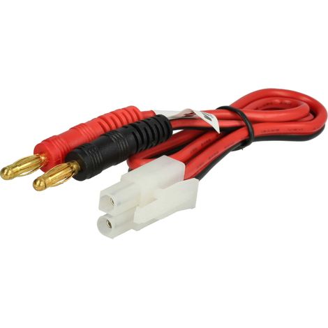 vhbw Adapter Cable compatible with Tamiya socket to 4 mm banana plug for Model Making Battery