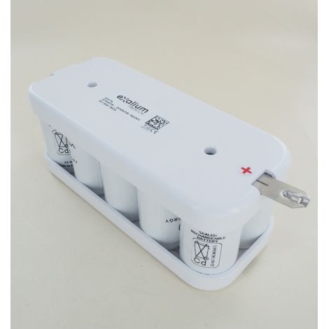 Batterie Ni-Cd 6V 8AH 5VNTDHU-2 Flasques Arts (131774)