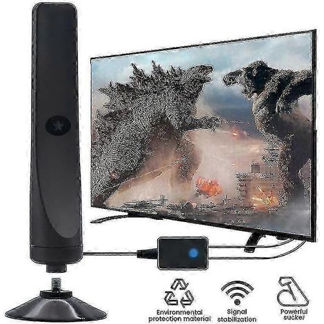 Antenne TV à ventouse Rewave. antenne numérique Plug & Play. portée de 80 km. chaînes universelles CN WR (1/5)