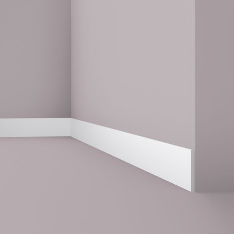Skirting NMC FL9 WALLSTYL Noel Marquet Decorative moulding Panel moulding Frieze moulding timeless classic design white 2 m (1/5)