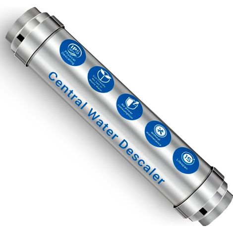 Rosmmel – Système anticalcaire sans sel pour toute la maison – Acier inoxydable 304 – Protection durable contre le calcaire – Installation facile