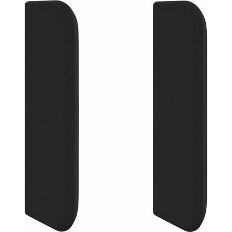 Maison Exclusive - Tête de lit Noir tissu (1/5)