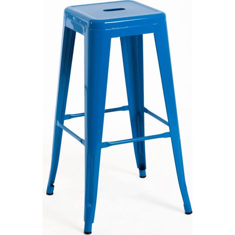 Taburetes Altos - Taburete Torix Alto - Azul