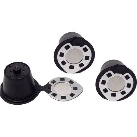 Filtre à café ou panier réutilisable, compatible avec Nespresso, pour machines à café, porte-filtres ou cafetières à filtre.-AquaForge (1/5)
