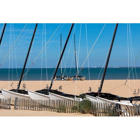 Tableau sur toile Bateaux 30x45 cm - Impression sur Toile Murale Décorative - Image imprimée en HD sur Toile - Toile sur Châssis en Bois FSC - Fabriqué en France (1/5)