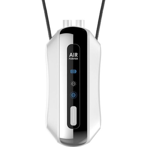 Purificatore d'aria ionizzatore, purificatore d'aria personale ricaricabile - portatile - generatore di ioni negativi - efficace contro germi e allergeni