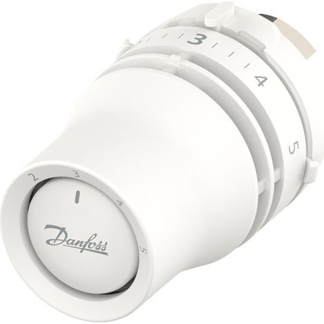 Tête thermostatique Danfoss Redia M30x1,5, sonde intégrée, avec limitation à partir de 16 °C