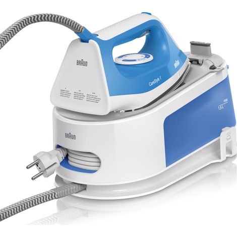 Braun CareStyle 1 IS 1012 BL 2400 W 1,5 l Keramik-Bügelsohle Blau, Weiß