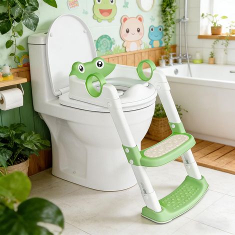 Reducteur Toilette Enfant,Rehausseur Toilette Enfant Toilette Abattant WC (1/5)
