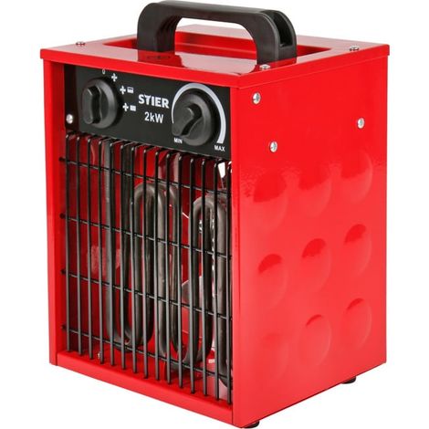 Appareil de chauffage électrique STIER Basic 2,0 kW 150 m³/h