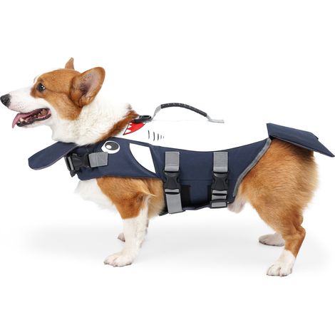 Gilet veste pour chien animal de compagnie petit moyen chiens mer animal type réglable respirant mignon avec poignée - durable et léger (1/5)