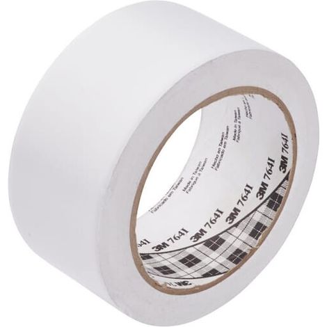 3M 764i Cinta adhesiva de vinilo blanca 50 mm x 33 m