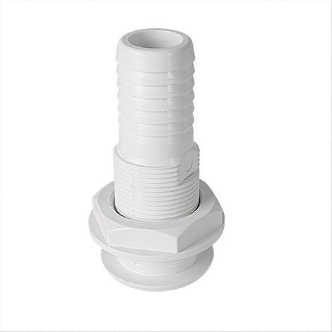 Raccord traversant de coque pour tuyau de 5/8, 3/4 et 1 pouce pour pompe de cale de bateau. (1/5)