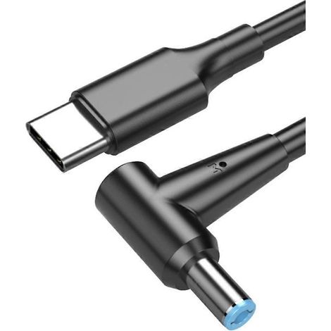 USB-Typ-C-auf-DC-5,5-mm-x-2,5-mm-Stromkabel (100 W), geeignet für verschiedene Geräte