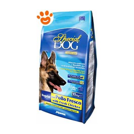 Monge Special Dog Regular con Pollo Fresco  - Monge Special Dog Regular con Pollo Fresco - Sacco Da 15 Kg