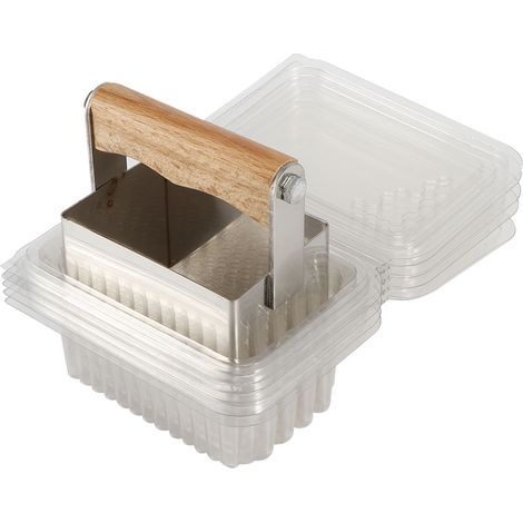 Pelle à miel en acier inoxydable, grattoir à opercules avec boîte plastique, outil de coupe pour apiculture (1/5)