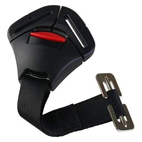 Boucle de sécurité pour siège de voiture, boucle de verrouillage fixe avec clip pour ceinture de sécurité, harnais pour bébés, tout-petits et enfants (1/5)