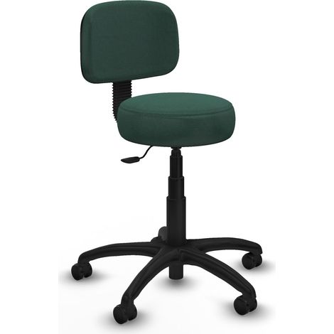 Silla Llanos giratorio bali verde botella base poliamida 600 ruedas engomadas 50