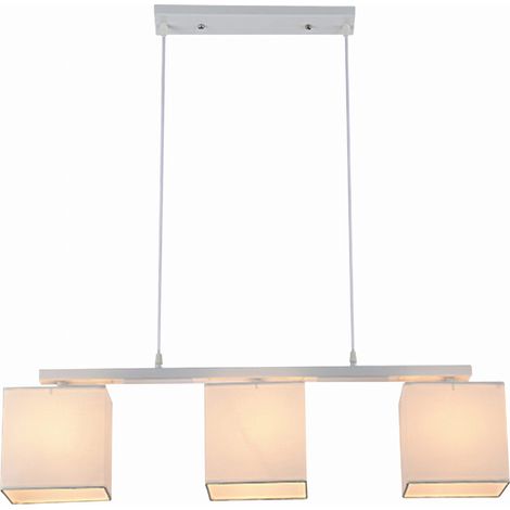 Suspension Candellux BOHO 33-58362 blanche 3xE27 IP20 (1/2)