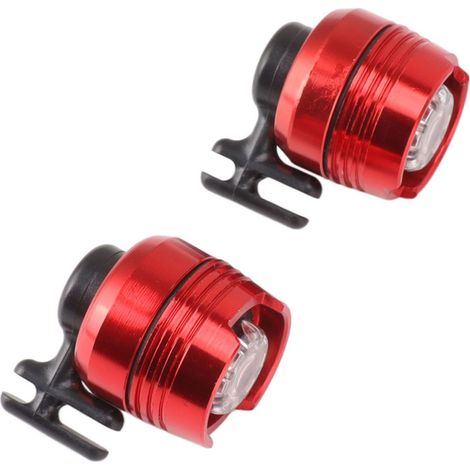 Set aus 2 Stirnlampen für Schuhe, 3 Beleuchtungsmodi, wasserdicht nach IPX5, aus leichter Aluminiumlegierung. (1/5)